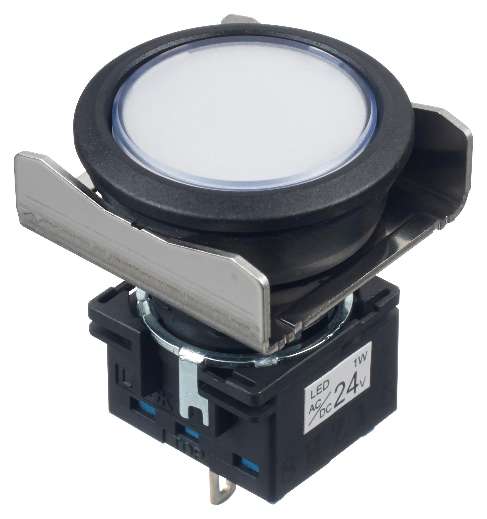 LBW6P-1T04PW PILOT LIGHT, WHITE, 24VAC/VDC IDEC