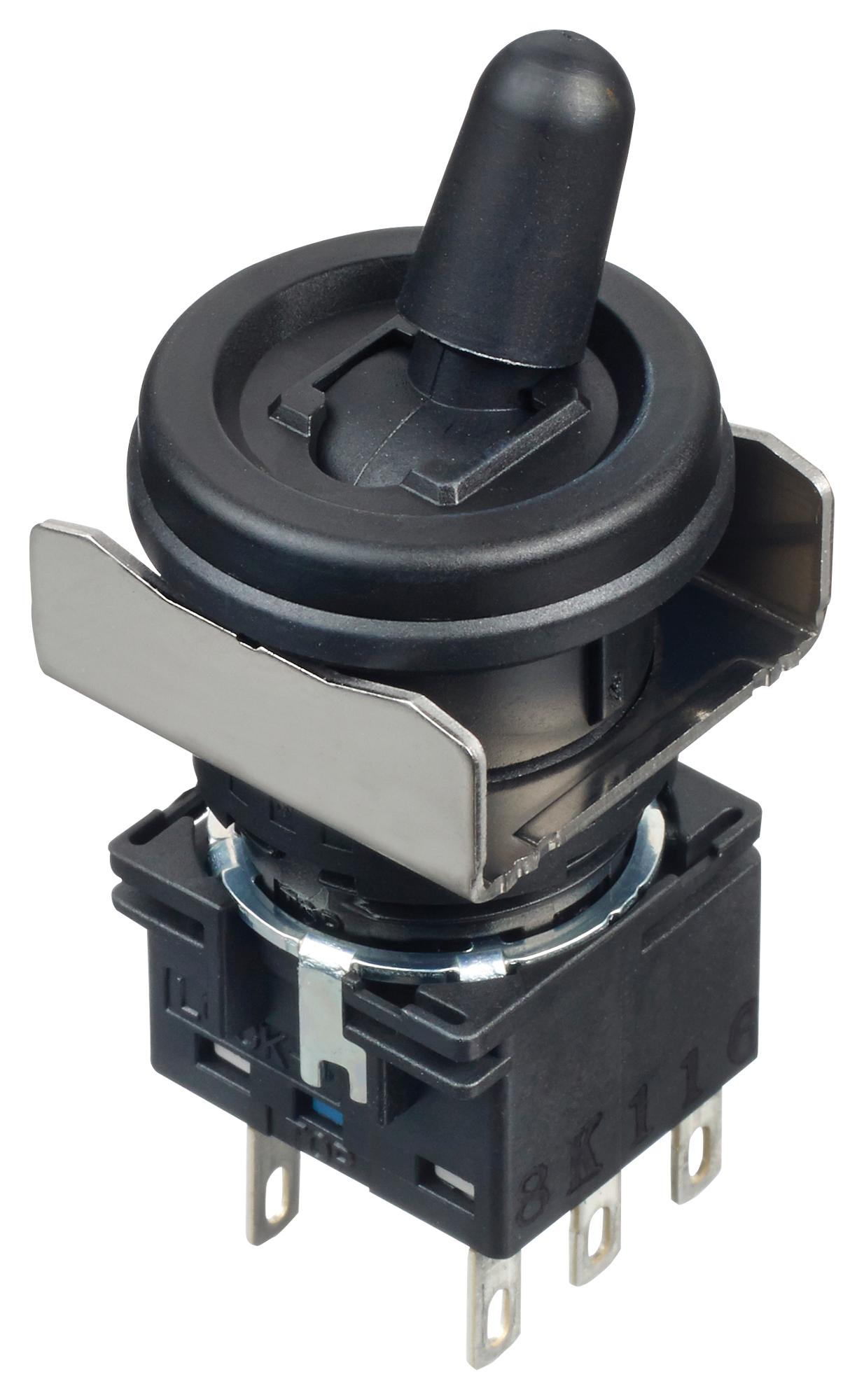 LB6T-2T6 TOGGLE SWITCH, DPDT, 5A, 250VAC, PANEL IDEC