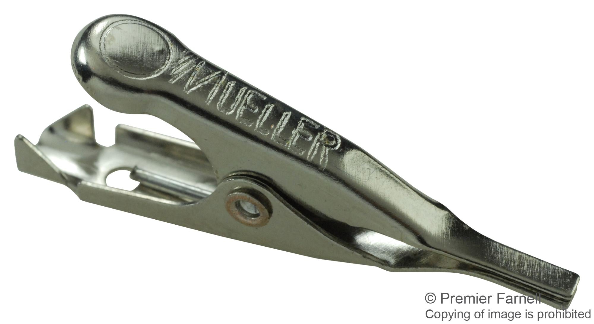 BU-34 MICRO-ALLIGATOR CLIP, STEEL, 5A, 5.6MM MUELLER ELECTRIC