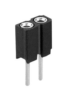 801-87-002-10-001101 CONNECTOR, RCPT, 2POS, 1ROW, 2.54MM PRECI-DIP
