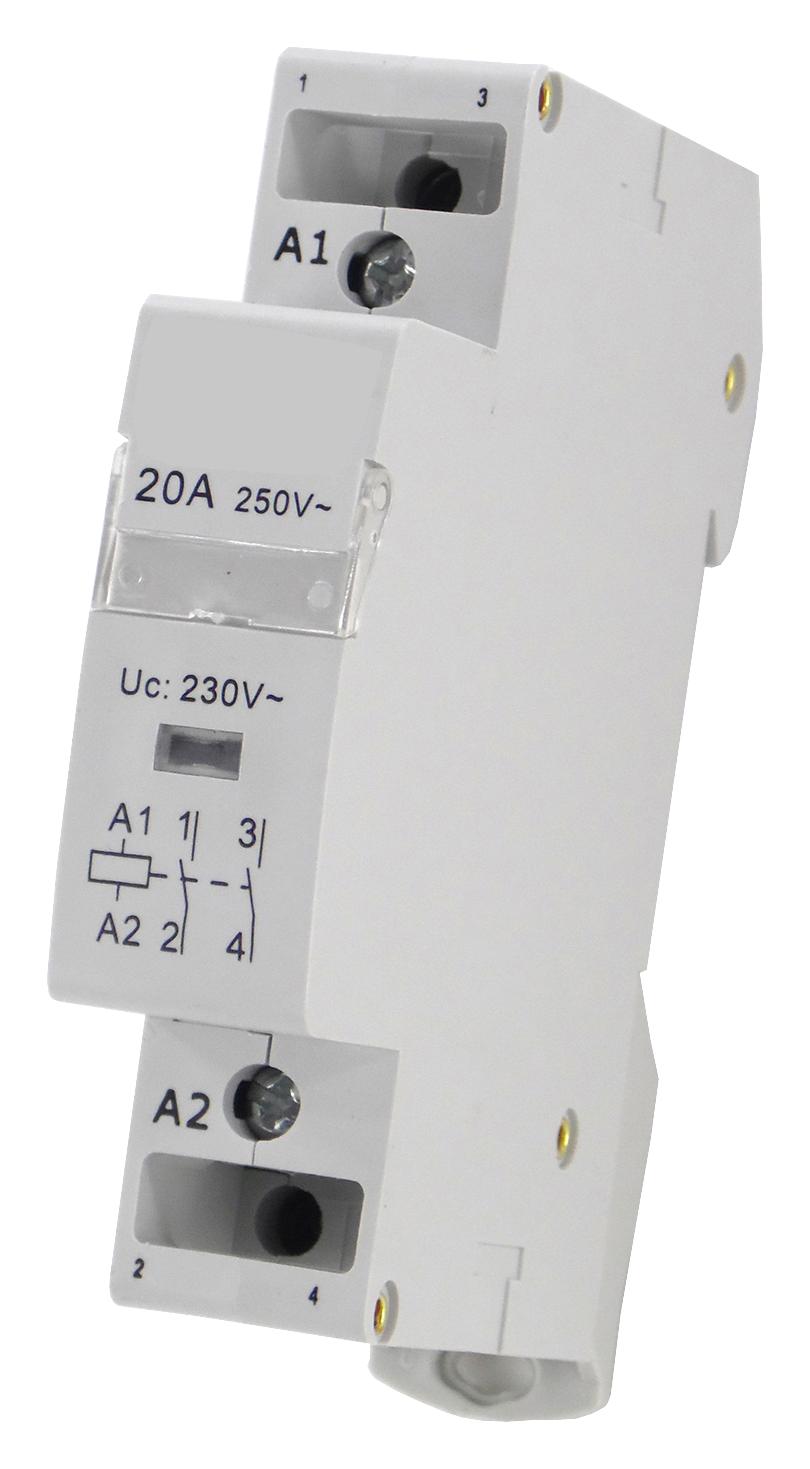 MCEUC1-20-2NC MODULAR CONTACTOR, DPST-NC, 20A, 230VAC MULTICOMP
