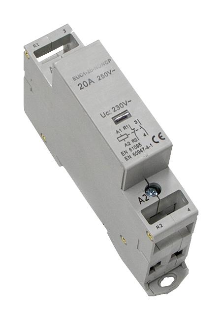MCEUC1-20-NONCP MODULAR CONTACTOR, SPST-NO/NC, 20A, 230V MULTICOMP