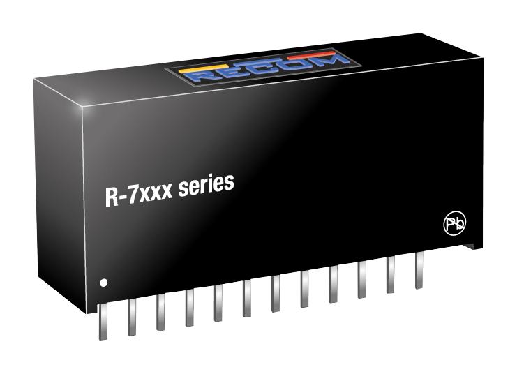R-7312P DC-DC CONVERTER, 10V TO 14V, SIP RECOM POWER