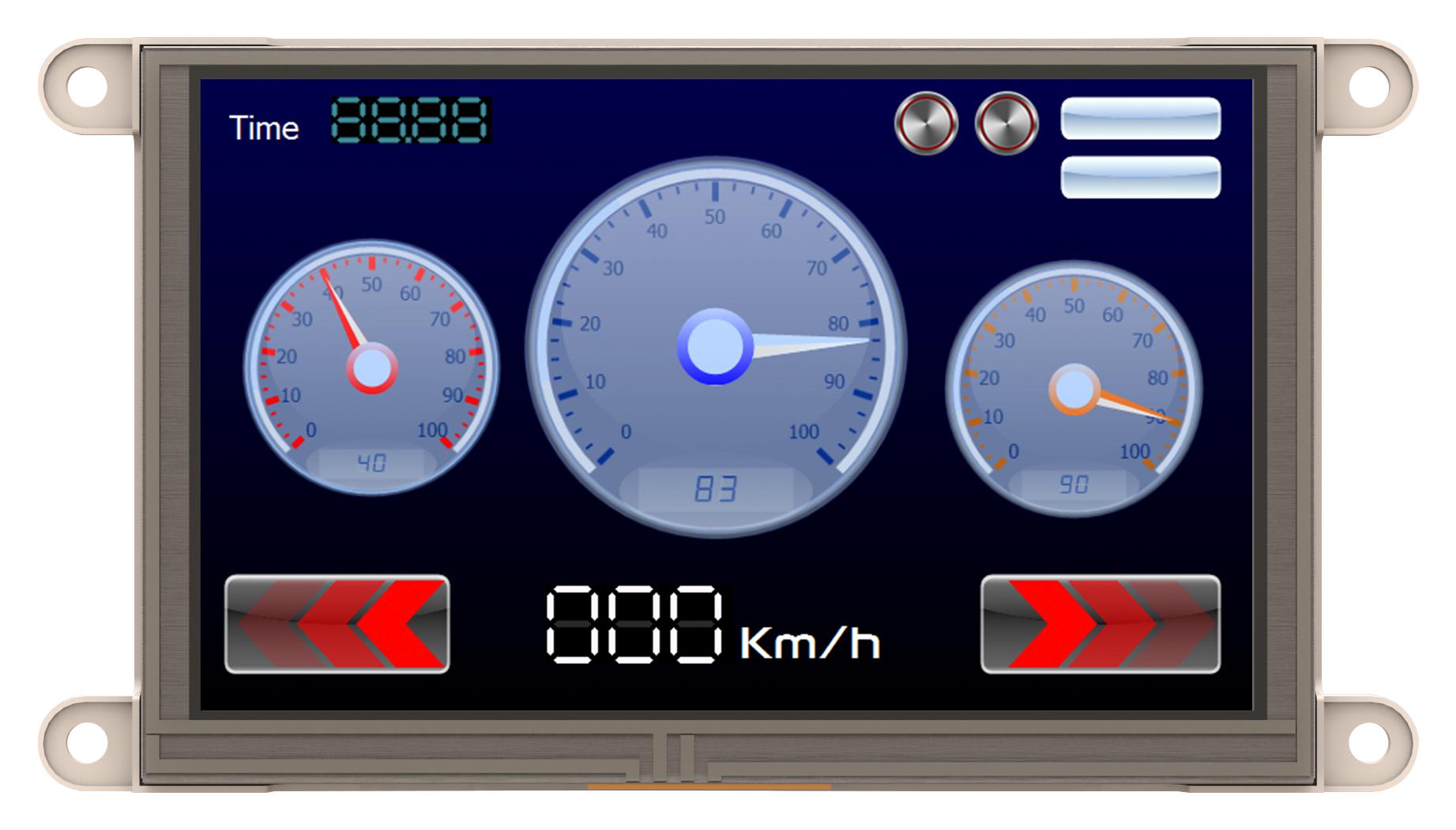 GEN4-4DCAPE-50T 5" RESISTIVE TOUCH LCD CAPE, BBB 4D SYSTEMS