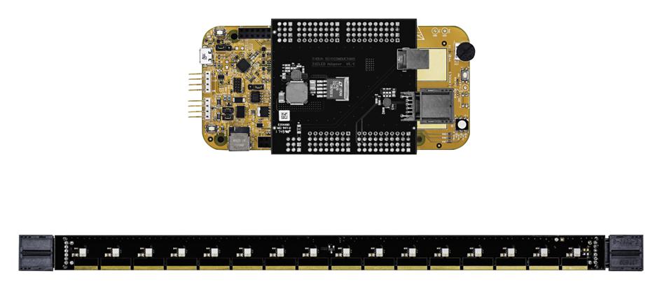 ISELED_ADK_D EVALUATION KIT, LIGHTING, PWM, RGB INOVA SEMICONDUCTORS