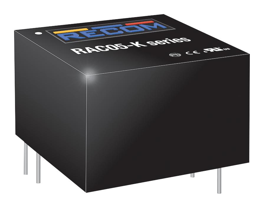 RAC05-3.3SK POWER SUPPLY, AC-DC, 3.3V, 1.515A RECOM POWER