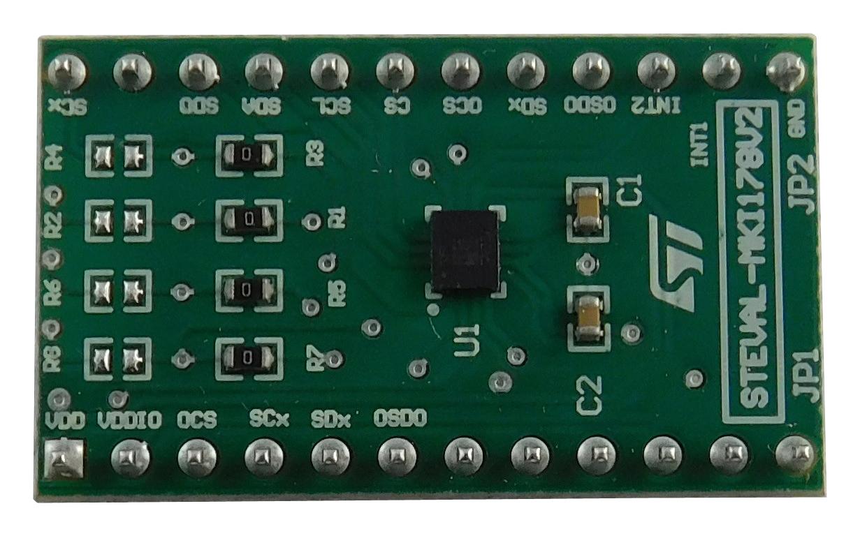 STEVAL-MKI178V2 ADAPTER BOARD, MEMS SENSOR MOTHERBOARD STMICROELECTRONICS