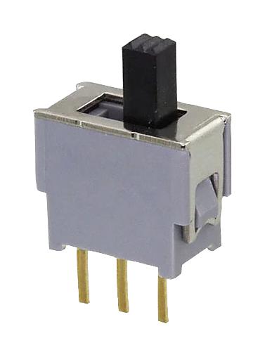 AS1E-2M-10-Z SLIDE SWITCH, SPDT, 0.05A, 48V, TH NIDEC COPAL ELECTRONICS