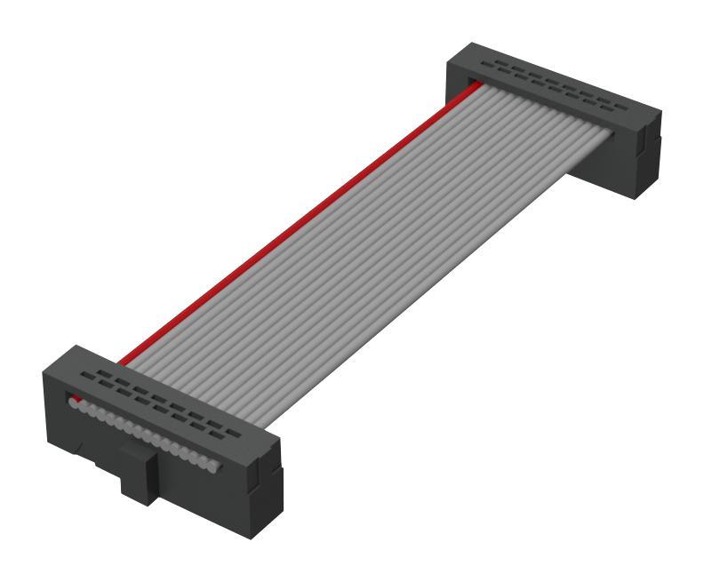 FFSD-08-D-20.00-01-N CABLE ASSY, 16P IDC RCPT-RCPT, 508MM SAMTEC