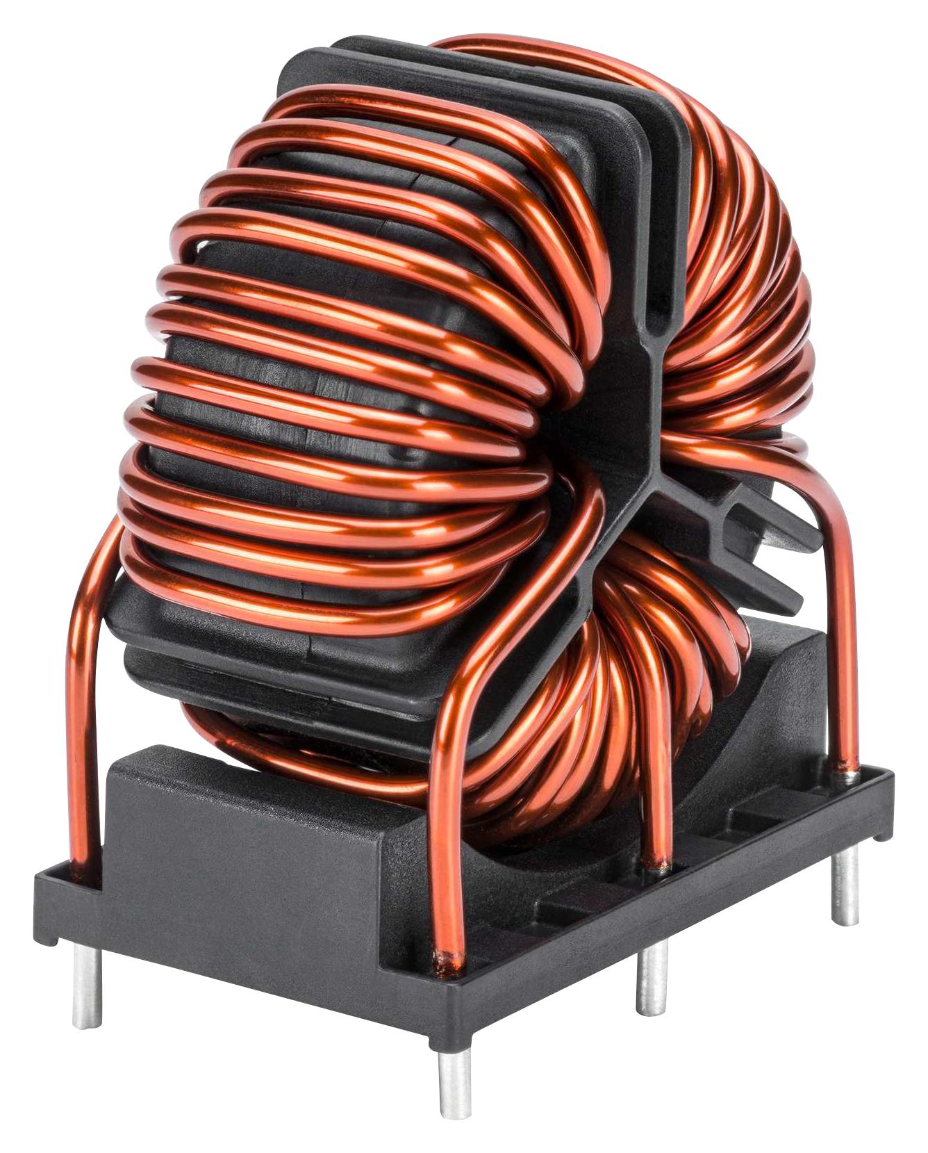 RT8132-10-4M0 COMMON MODE CHOKE, 3-LINE, 4MH, 10A SCHAFFNER