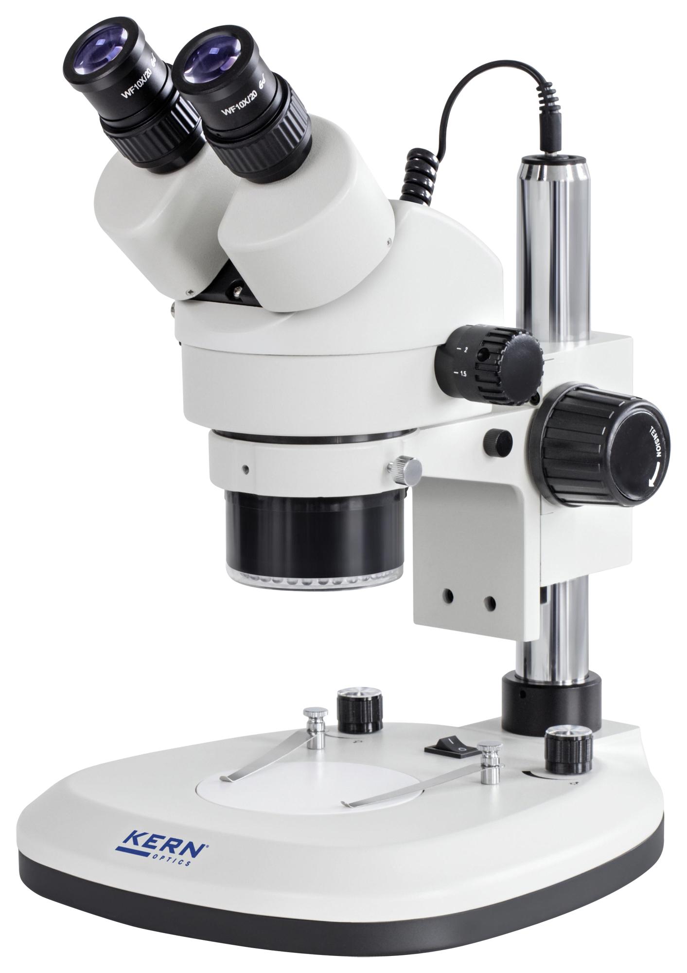 OZL 465 STEREO MICROSCOPE, BINOCULAR, 0.7X-4.5X KERN