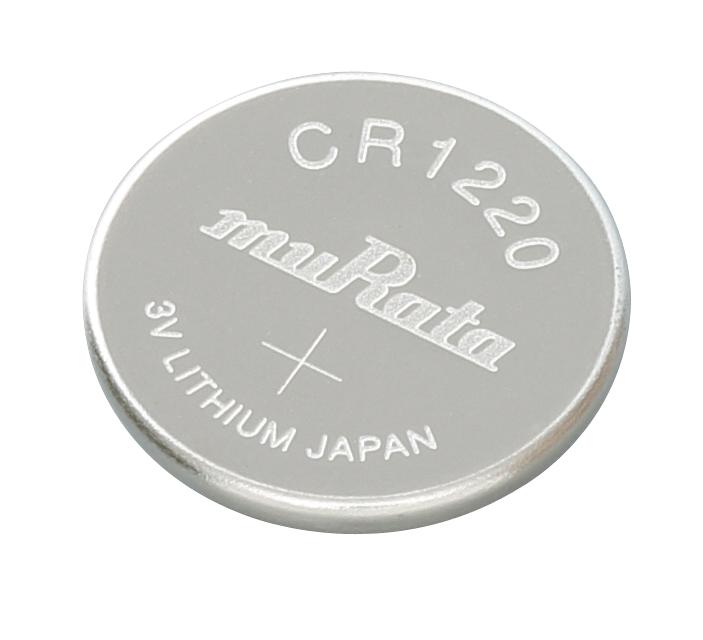 CR1220 BATTERY, NON RECHARGEABLE, 3V, 40MAH MURATA