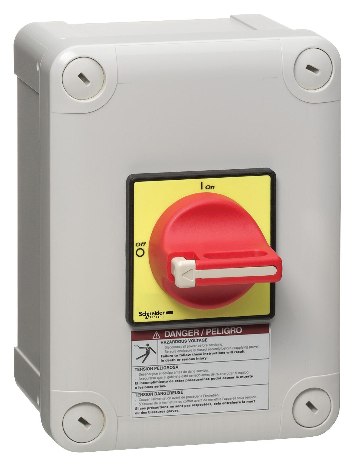 VC2GUN ISOLATOR SWITCH, 3P, 29A, 400VAC SCHNEIDER ELECTRIC