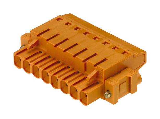 1844050000 TERMINAL BLOCK, PLUGGABLE, 8POS, 14AWG WEIDMULLER