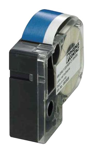 0803947 LABEL PRINTER TAPE, WHITE ON BLUE, 8M PHOENIX CONTACT
