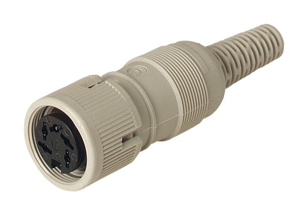 MAK 5100 DIN AUDIO/VIDEO CONN, JACK, 5POS, PE HIRSCHMANN