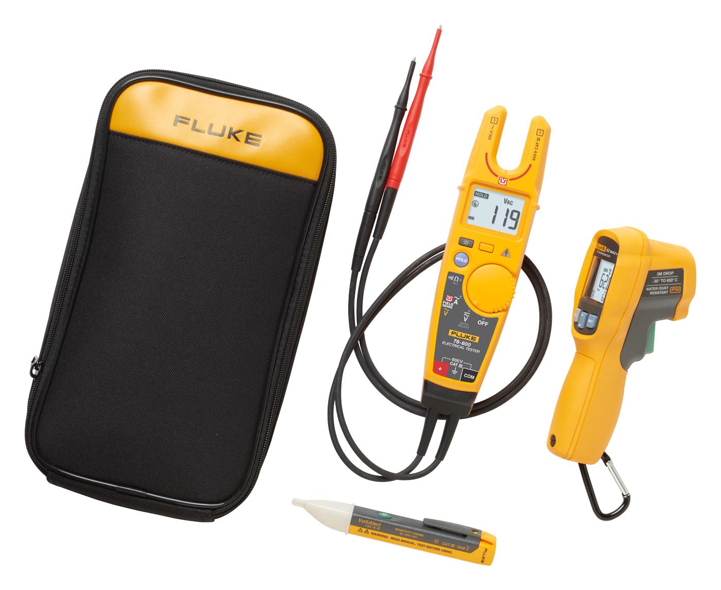 T6-600/62MAX+/1ACE THERMOMETER/TESTER /VOLT DETECTOR KIT FLUKE