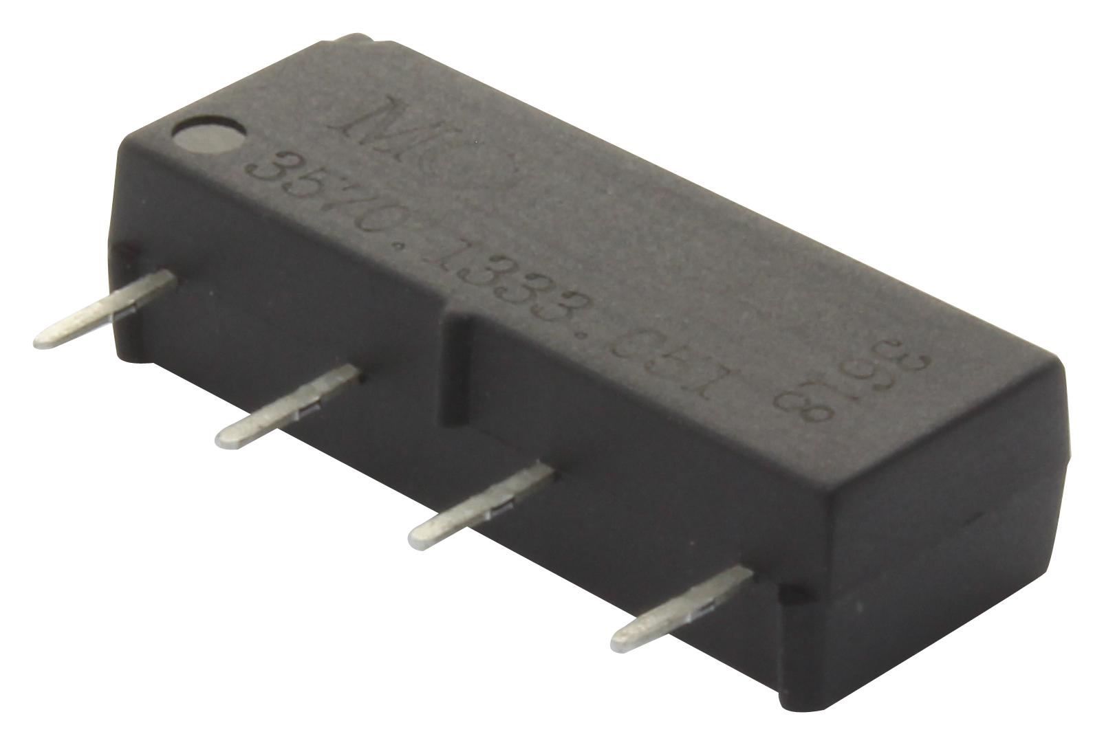 MC3570-1333-051 REED RELAY, SPST-NO, 0.5A, 200VDC, SIP MULTICOMP