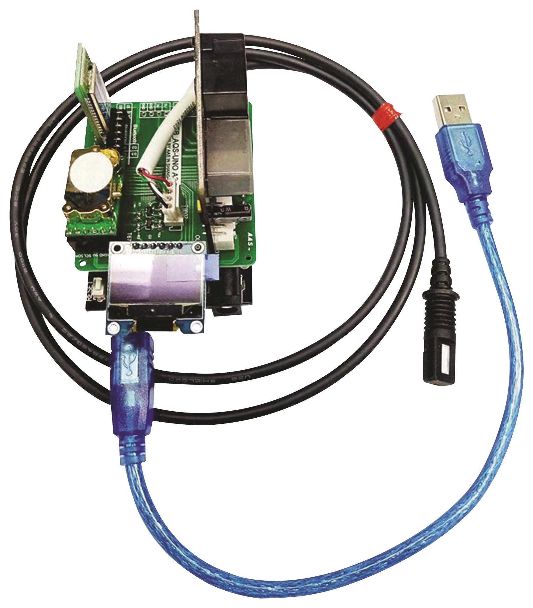 AAS-AQS-UNO-RH-CO2 EVAL BOARD, TEMP & HUMIDITY SENSOR AMPHENOL ADVANCED SENSORS