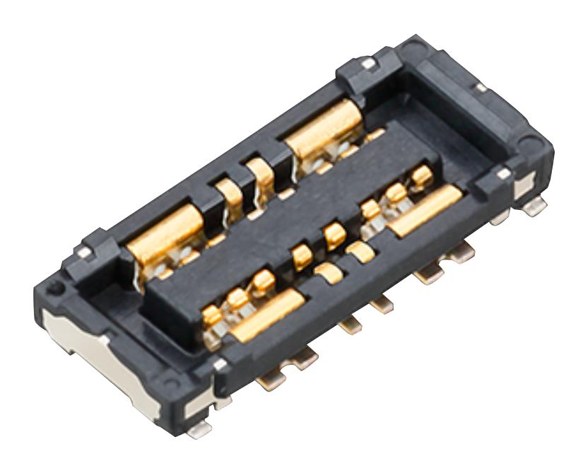 AXF382700 CONN, STACKING, RCPT, 8POS, 2ROW PANASONIC