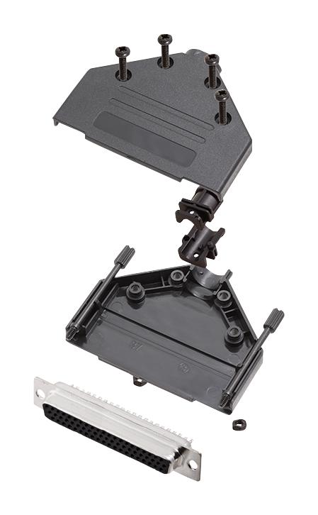 L17DTPK-P-37+L77HDC62S HD-D SUB CONNECTOR, RCPT, 62POS, SOLDER AMPHENOL ICC