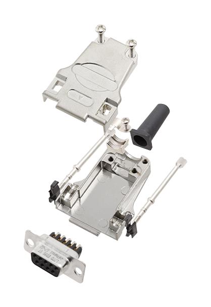 L17DTZF25-LJS-RG+L77DB25SST D SUB CONNECTOR, RCPT, 25POS, SCREW AMPHENOL ICC