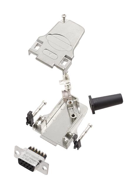 L17D45ZF15-RG+L77DA15SST D SUB CONNECTOR, RCPT, 15POS, SCREW AMPHENOL ICC