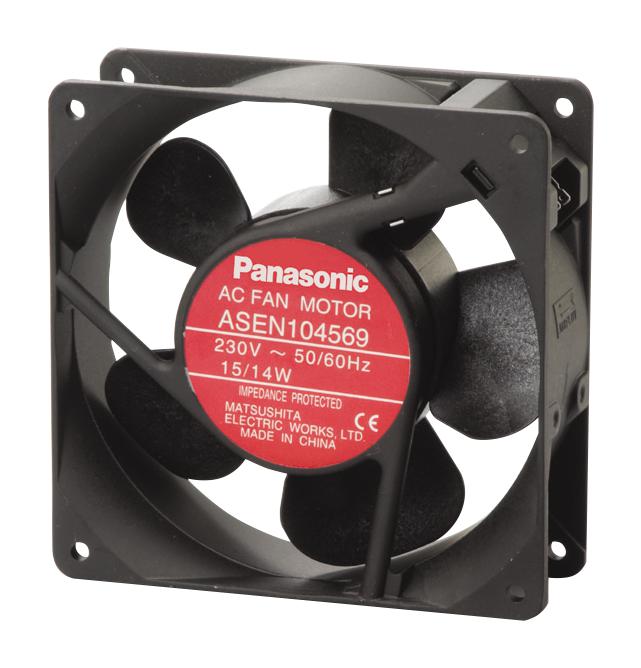 ASEN10416 AXIAL FAN, 120MM, 230VAC, 88.3CFM, 37DBA PANASONIC
