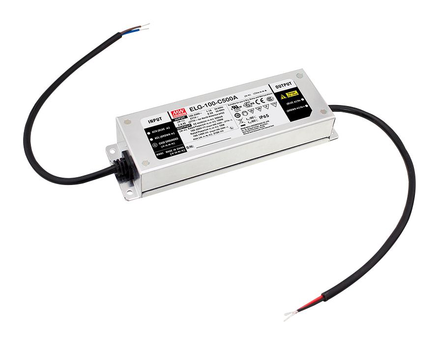 ELG-100-C1050DA LED DRIVER PSU, AC-DC, 95V, 1.05A MEAN WELL