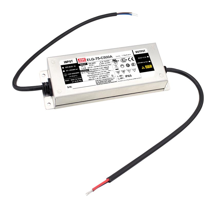 ELG-75-C1400B LED DRIVER PSU, AC-DC, 54V, 1.4A MEAN WELL