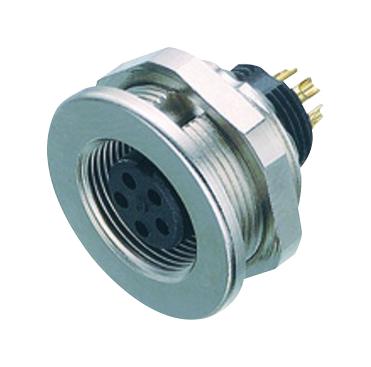 09-0408-00-03 CIRCULAR CONNECTOR, RCPT, 3POS, PANEL BINDER