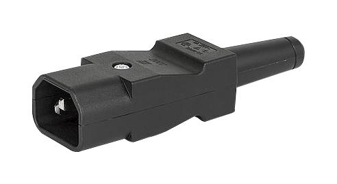 9009.0111 POWER ENTRY CONN, PLUG, 10A, CABLE SCHURTER