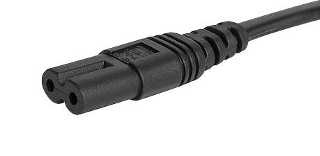 6010.5278 POWER CORD, IEC C7/NEMA 1-15P, 4M SCHURTER