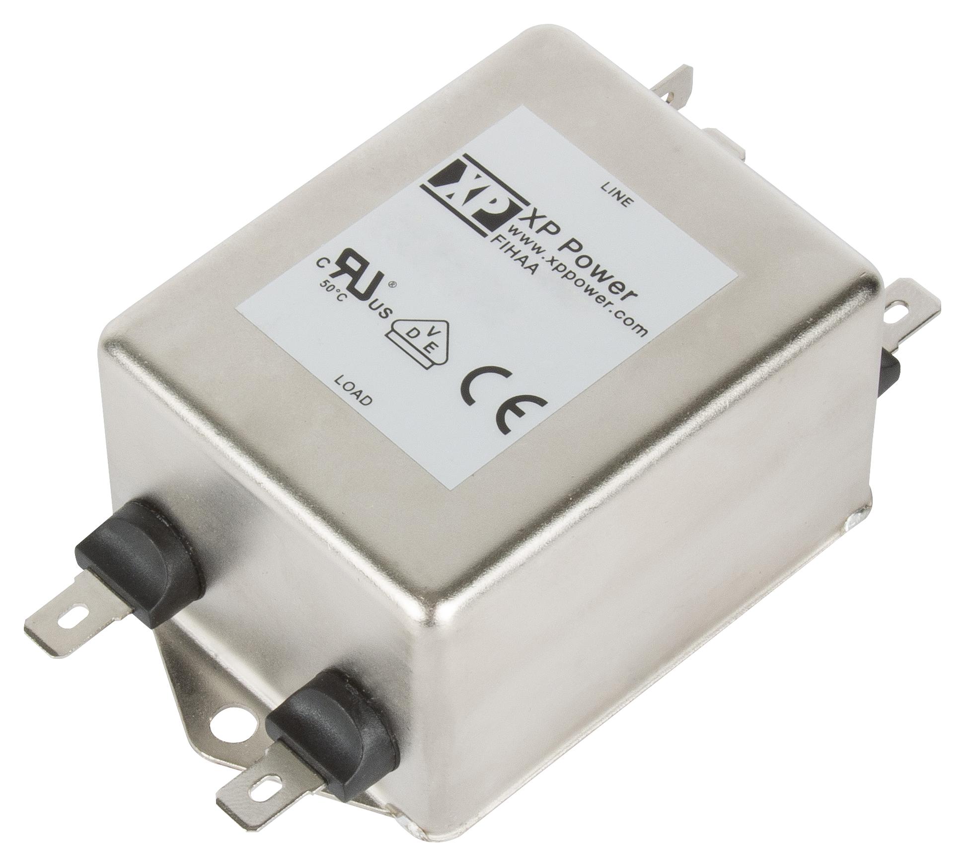 FIHAA15C2F POWER LINE FILTER, ITE, 1.8MH, 15A, QC XP POWER