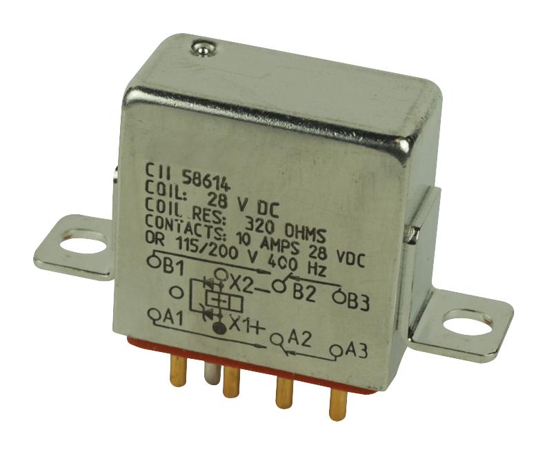 FCA-210-1024M POWER RELAY, DPDT, 28VDC, SOCKET CII - TE CONNECTIVITY