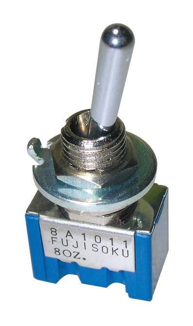 8A1011C-Z TOGGLE SW, SPDT, 6A, 125V, PANEL NIDEC COPAL ELECTRONICS