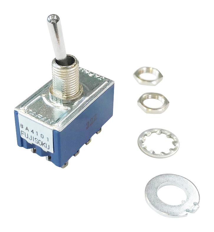 8A4101-Z TOGGLE SW, 4PDT, 6A, 125V, PANEL NIDEC COPAL ELECTRONICS