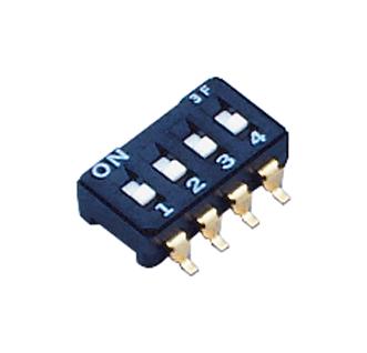 CFS-0400MB DIP SWITCH, SPST-NO, 0.1A, 6V, SMD NIDEC COPAL ELECTRONICS