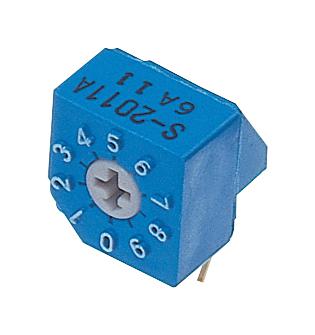 S-2031A ROTARY CODED SW, BCD COMP, 10POS, 5VDC NIDEC COPAL ELECTRONICS