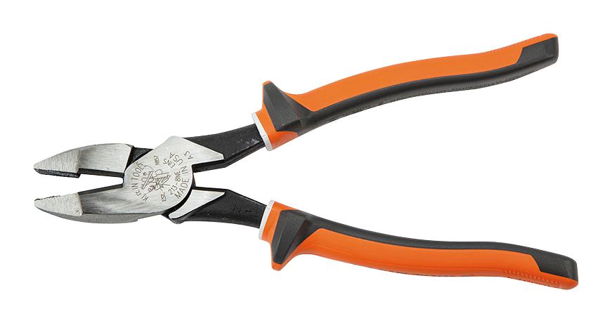 2138NEEINS ELECTRICIAN PLIER, SIDE CUTTING, 225MM KLEIN TOOLS