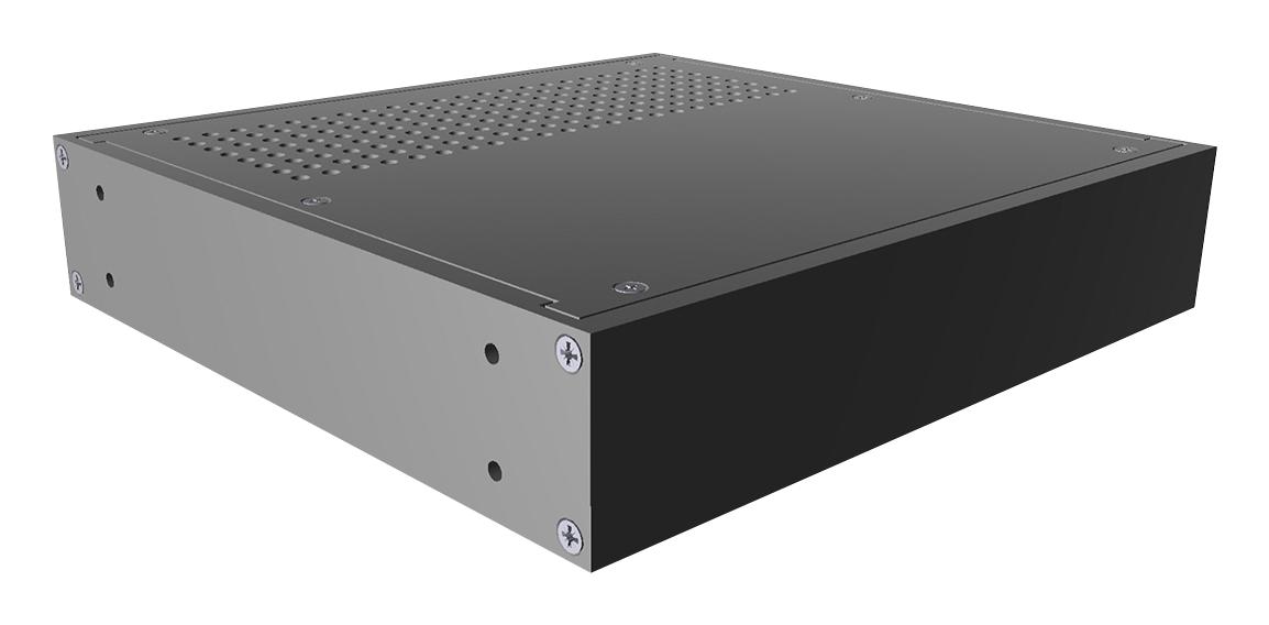 RM1U0808VBK RACK MOUNT CABINET, ALUM, BLACK HAMMOND