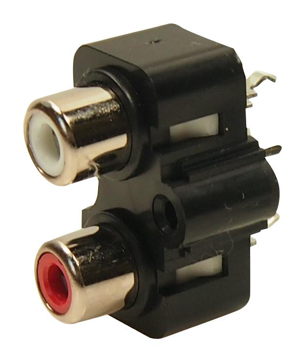 FW6195 PHONO CONN, 3POS, JACK, PCB CLIFF ELECTRONIC COMPONENTS