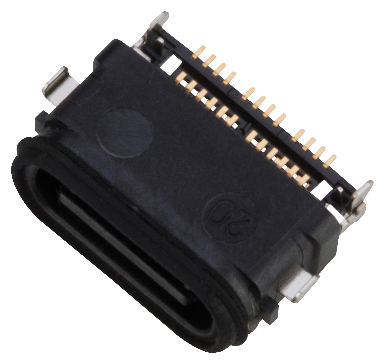 124018312112A USB CONN, 3.1 TYPE C, RCPT, 24POS, SMT AMPHENOL ICC