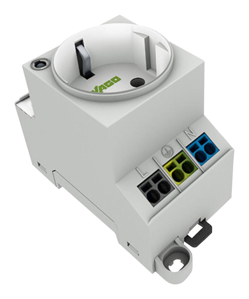 709-581 SWITCHGEAR CABINET OUTLET, 16A, 250VAC WAGO