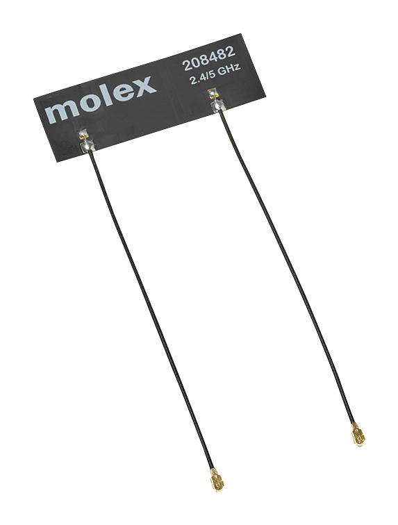 208482-0100.. FLEXIBLE ANTENNA, 2.4-5GHZ, ADHESIVE MOLEX