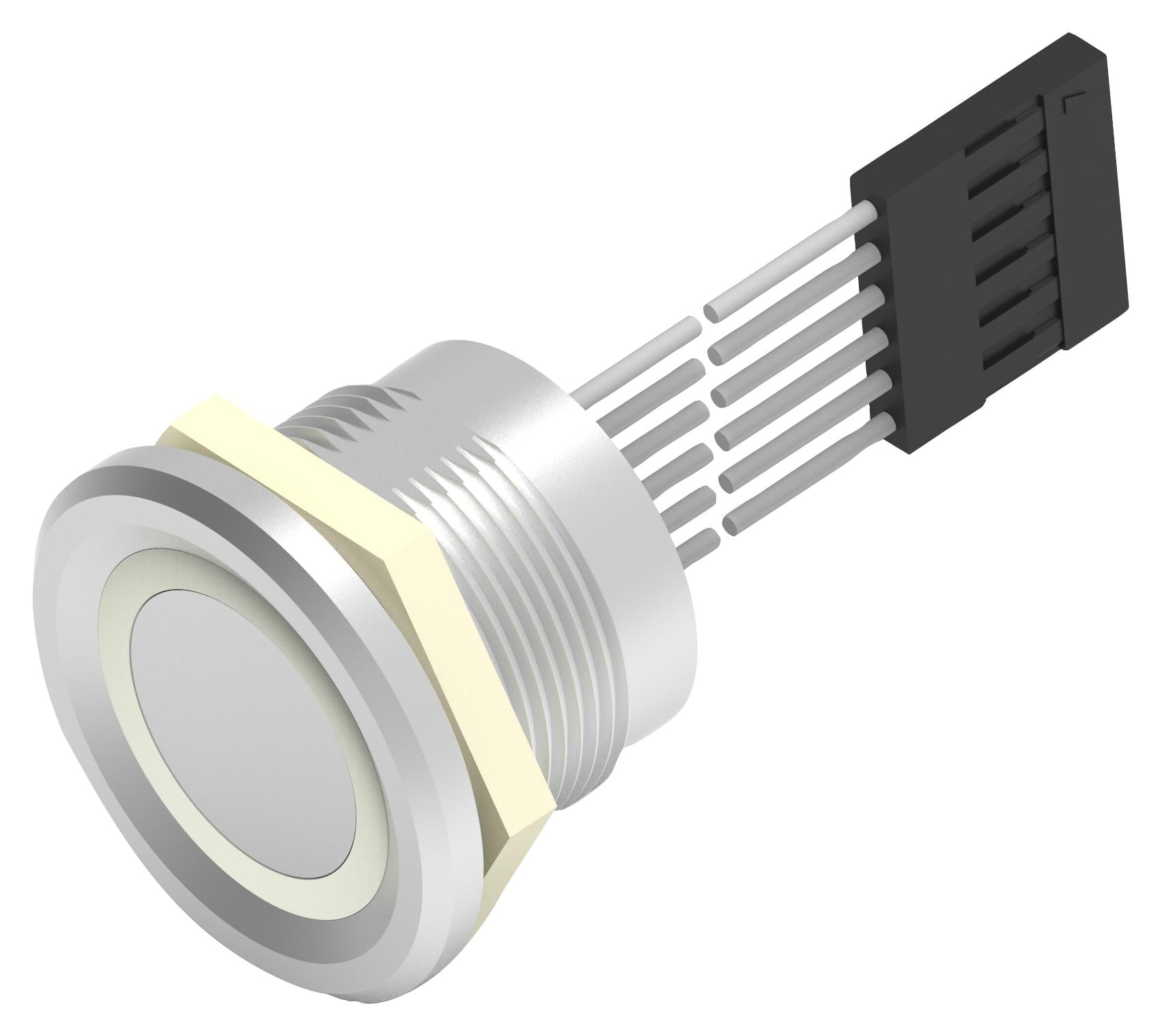 AVP22MS16CE0DT5A04 VANDAL RESISTANT SW, SPST, 1A, 24V, PANL ALCOSWITCH - TE CONNECTIVITY