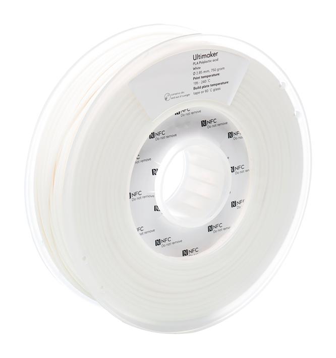 1613 FILAMENT, PLA - WHITE - 750G ULTIMAKER