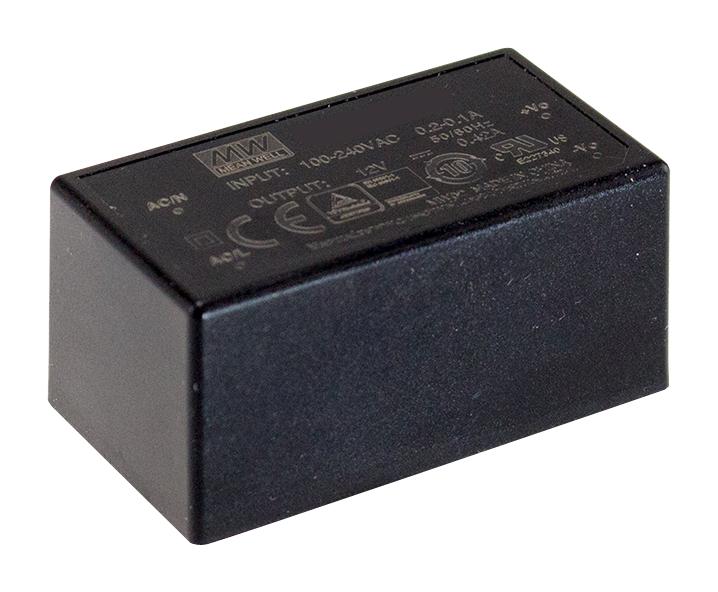 MPM-05-15 POWER SUPPLY, AC-DC, 15V, 0.333A MEAN WELL