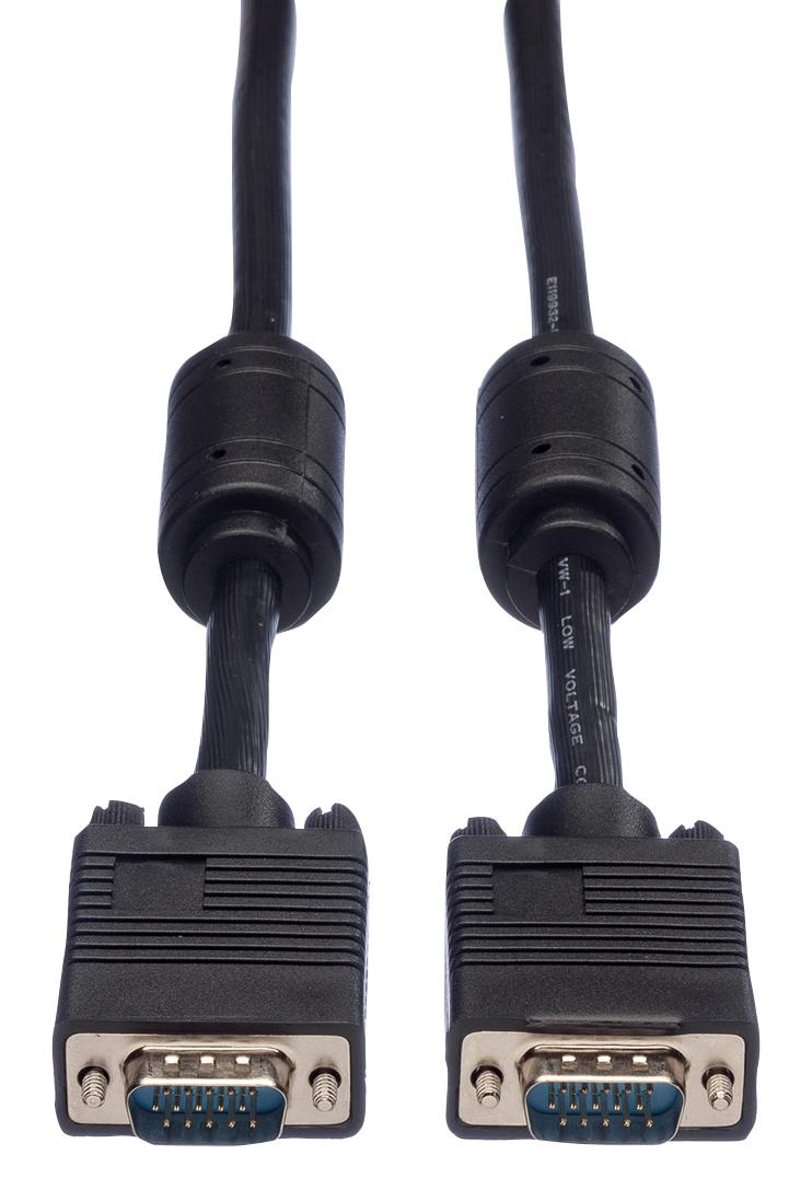 11.04.5656 COMP CABLE, HD-D SUB 15P PLUG-PLUG, 6M ROLINE