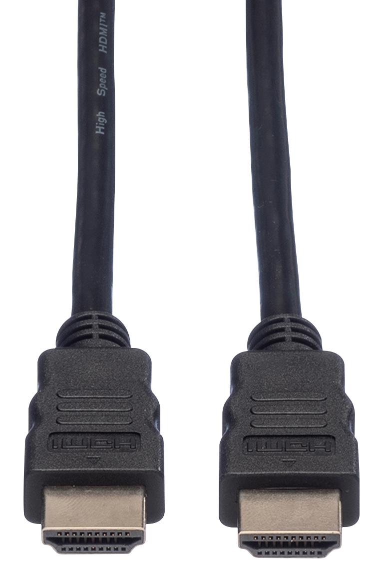 11.04.5549 CABLE, HDMI A PLUG-PLUG, 20M, BLACK ROLINE